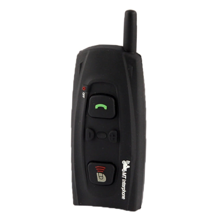 V2-1000 1000m Bluetooth Interphone Headsets for Motorcycle Helmet, Max Support: Two Riders by Bluetooth System(Black)