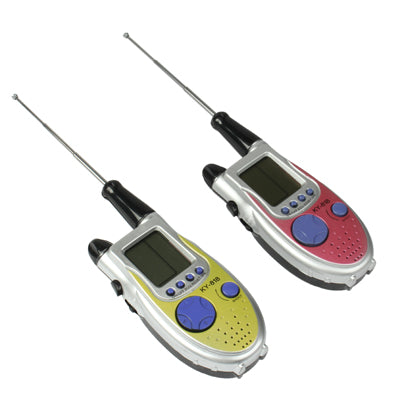 One Pair of 100m 2-Way Radio Walkie Talkie Game Handheld Game Console with 9-Kind Games