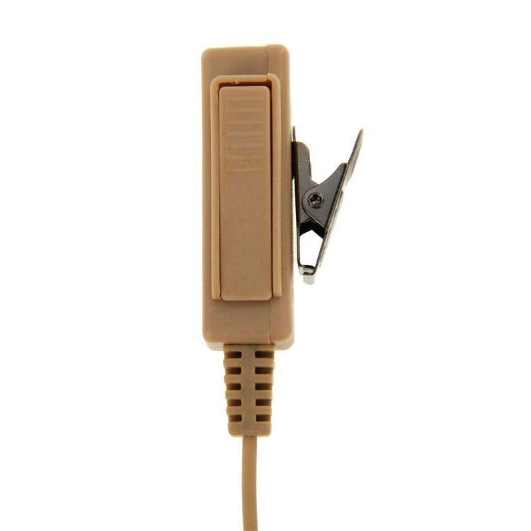 Handheld Transceiver Earpiece Headset for Walkie Talkies, 3.5mm + 2.5mm Plug(Khaki)