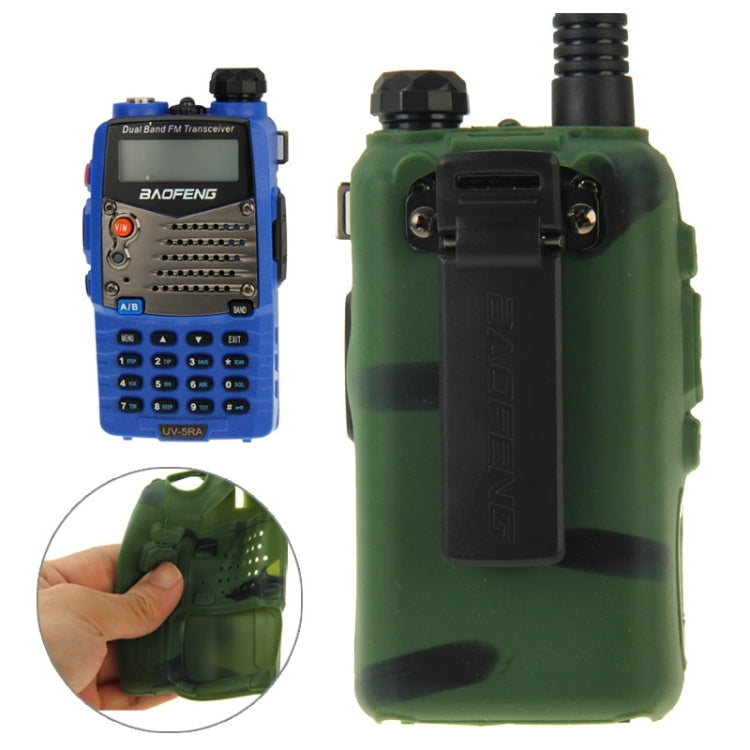 Pure Color Silicone Case for UV-5R Series Walkie Talkies