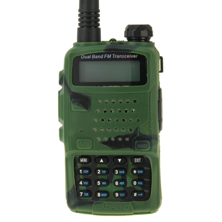 Pure Color Silicone Case for UV-5R Series Walkie Talkies