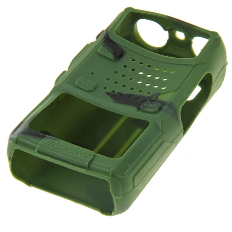 Pure Color Silicone Case for UV-5R Series Walkie Talkies