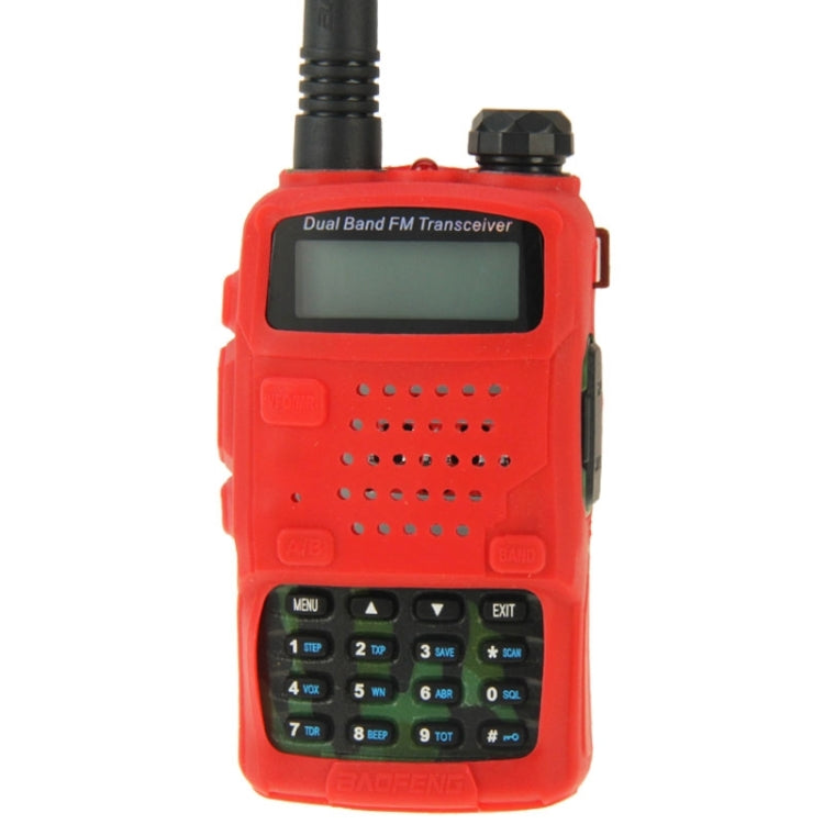 Pure Color Silicone Case for UV-5R Series Walkie Talkies
