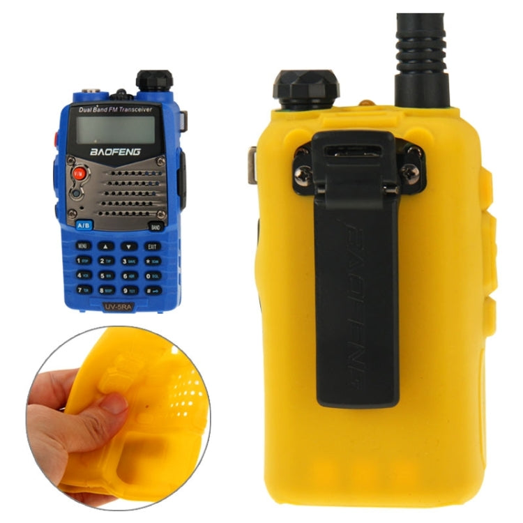 Pure Color Silicone Case for UV-5R Series Walkie Talkies