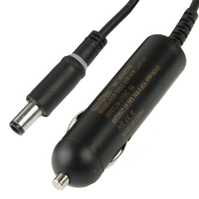 65W-90W 19.5V 3.34A-4.62A Universal DC Adapter / Car Charger for Dell Laptop, Length: 1.8m,Output Tips: 7.4*5.0mm(Black)