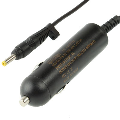 65W-90W 19V 1.58A Universal DC Adapter / Car Charger for HP Laptop, Length: 1.8m, Output Tips: 4.0*1.5mm(Black)