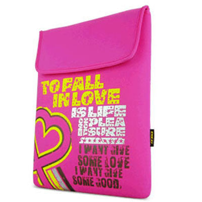 ENKAY ENK-2201 14 / 14.1 / 14.4 inch Classical Series Heart Pattern Protective Laptop Bag(Pink)