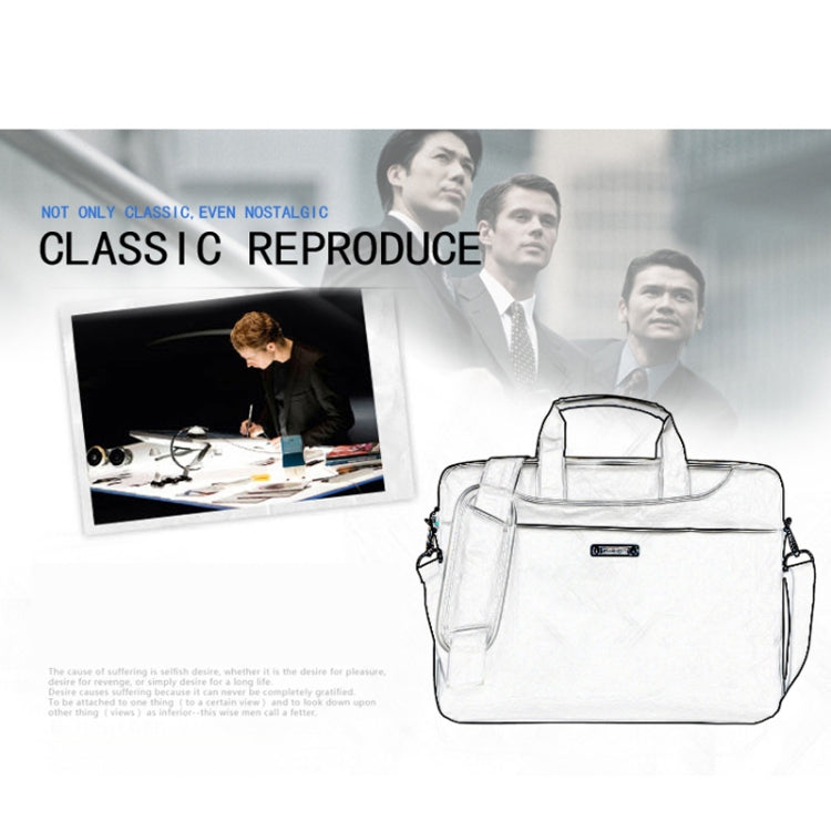 15.6 inch Portable One Shoulder Waterproof Nylon Laptop Bag,