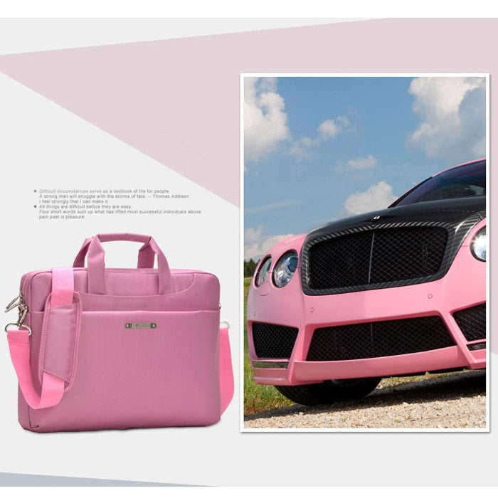 15.6 inch Portable One Shoulder Waterproof Nylon Laptop Bag,