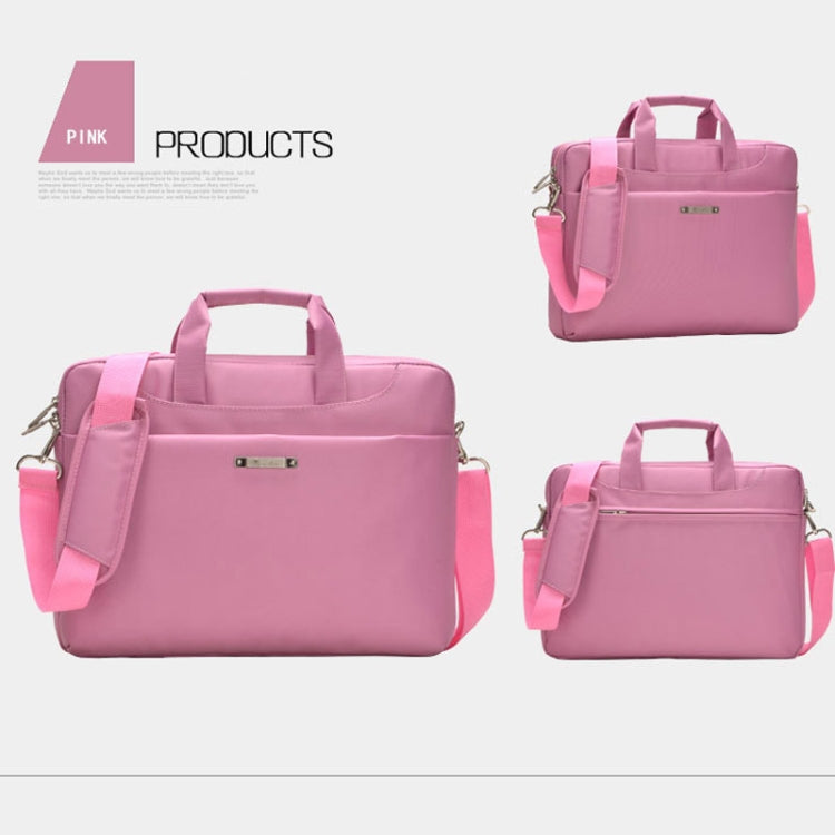 15.6 inch Portable One Shoulder Waterproof Nylon Laptop Bag,