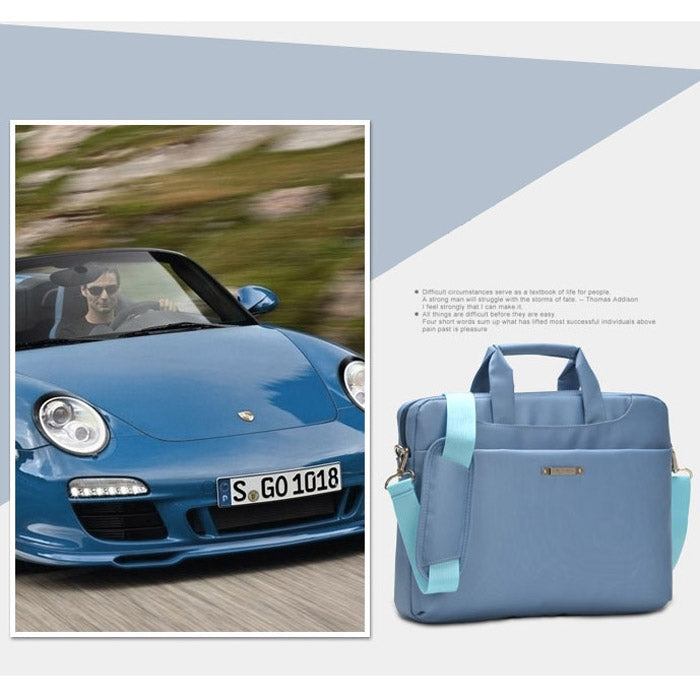 15.6 inch Portable One Shoulder Waterproof Nylon Laptop Bag,