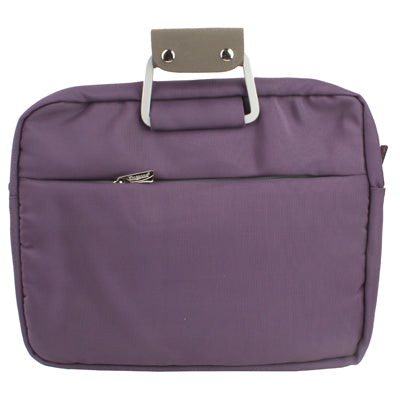 High Quality Classic Style Laptop Bag for 13.3 inch Laptop, Brown Purple (Size: 35 x 27.5 x 7cm)