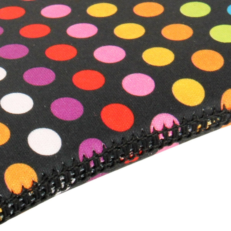 Colored Dot Pattern Thermal Transfer Soft Protective Laptop Zipper Bag for 12 inch Laptop