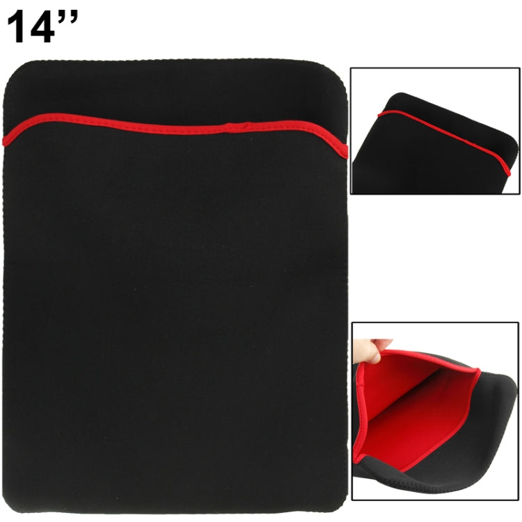 Soft Sleeve Case Bag for 14 inch Laptop(Black)