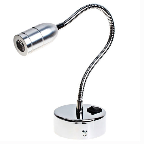 KX-SO28B-13 3W Snake Tube Wall lamp(Silver)