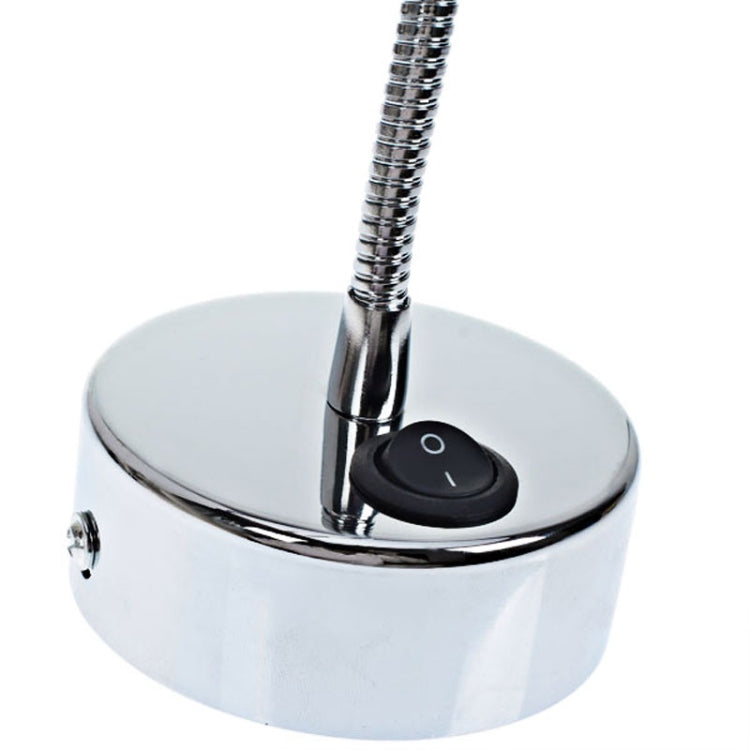 KX-S032C-13 Snake Tube Wall lamp, 3W, 1 LED, 160-180LM, 3000-3200K (Silver)