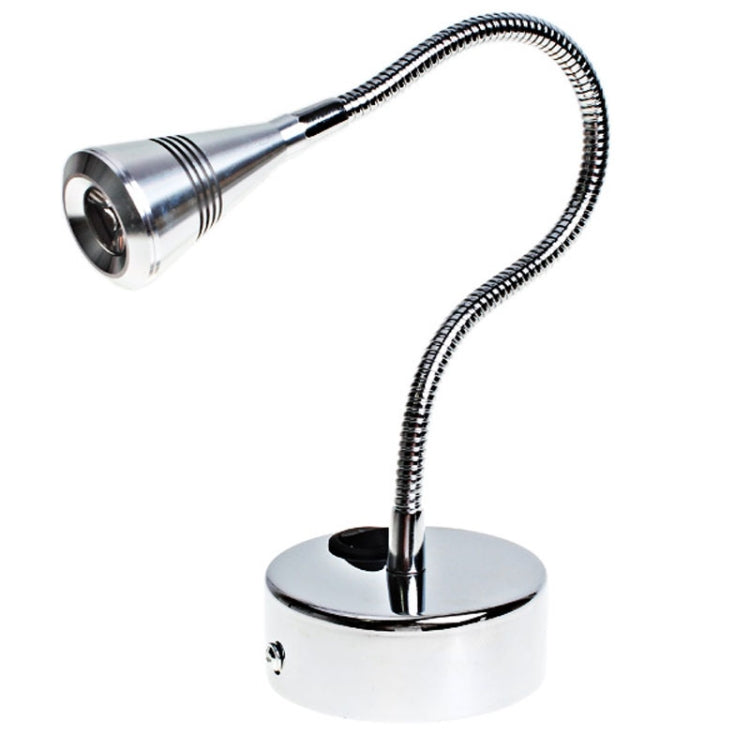 KX-S035A-13 Snake Tube Wall lamp, 3W, 1 LED, 160-180LM, 3000-3200K (Silver)