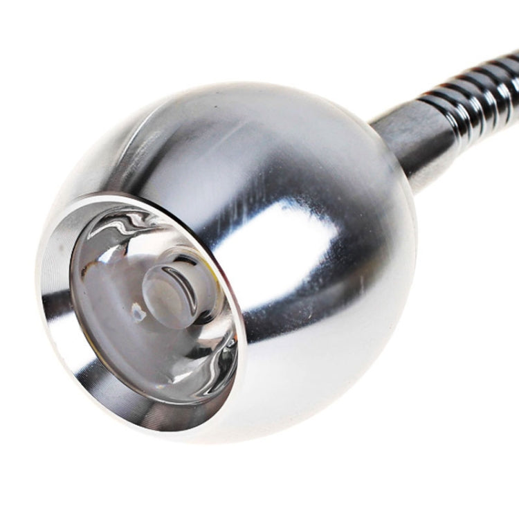 KX-S040A-13 Snake Tube Wall lamp, 3W, 1 LED, 160-180LM, 3000-3200K (Silver)