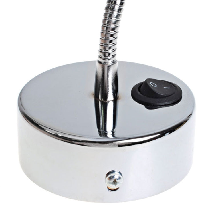 KX-S040A-13 Snake Tube Wall lamp, 3W, 1 LED, 160-180LM, 3000-3200K (Silver)