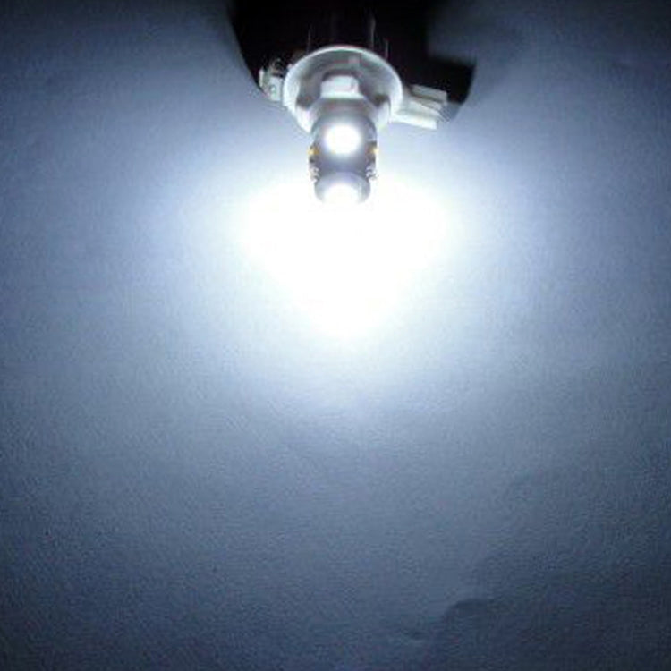1 Pair T10 White Light 5 LED 5050 SMD CANBUS Car Signal Light Bulb(Black)