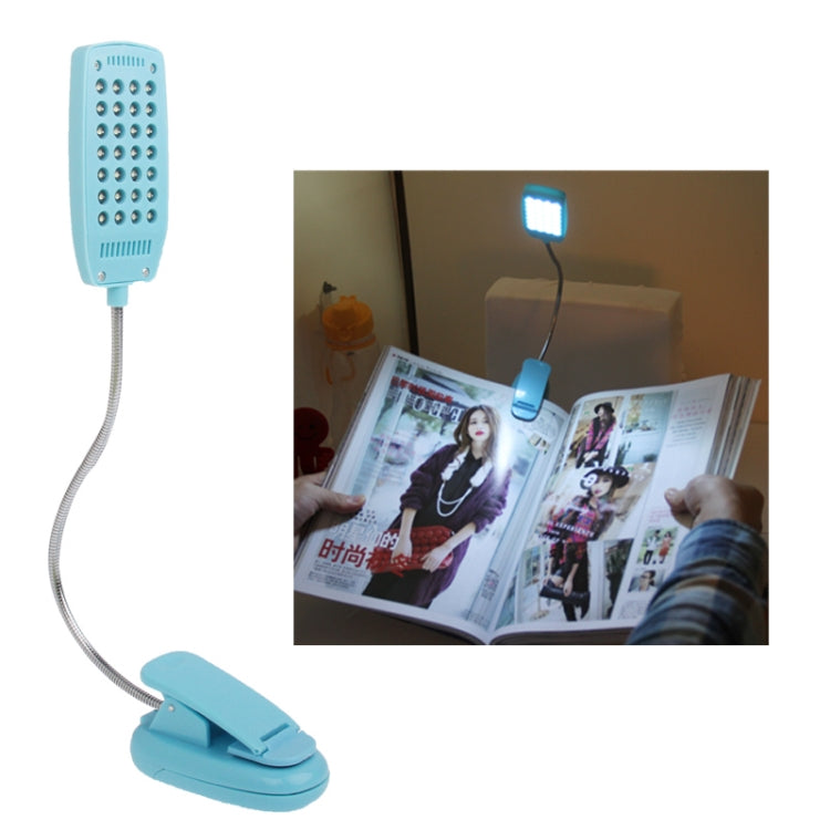 YHX-180 Computer Light Book Light, 28 LED, White Light, Snake Tube Clip, DC 4.5V