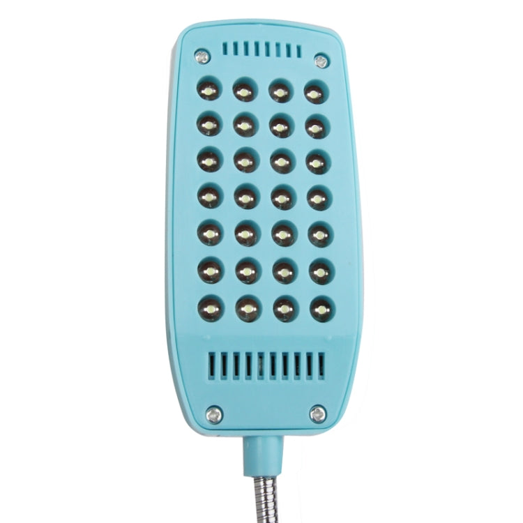 YHX-180 Computer Light Book Light, 28 LED, White Light, Snake Tube Clip, DC 4.5V