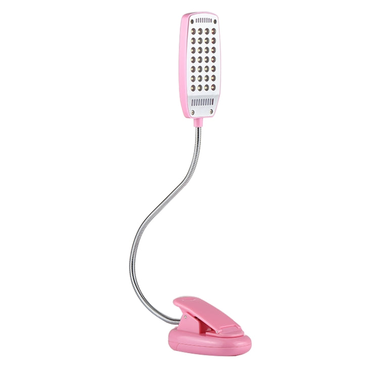 YHX-180 Computer Light Book Light, 28 LED, White Light, Snake Tube Clip, DC 4.5V