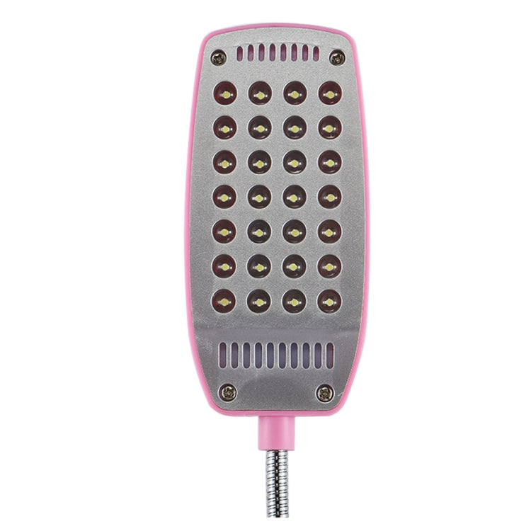 YHX-180 Computer Light Book Light, 28 LED, White Light, Snake Tube Clip, DC 4.5V