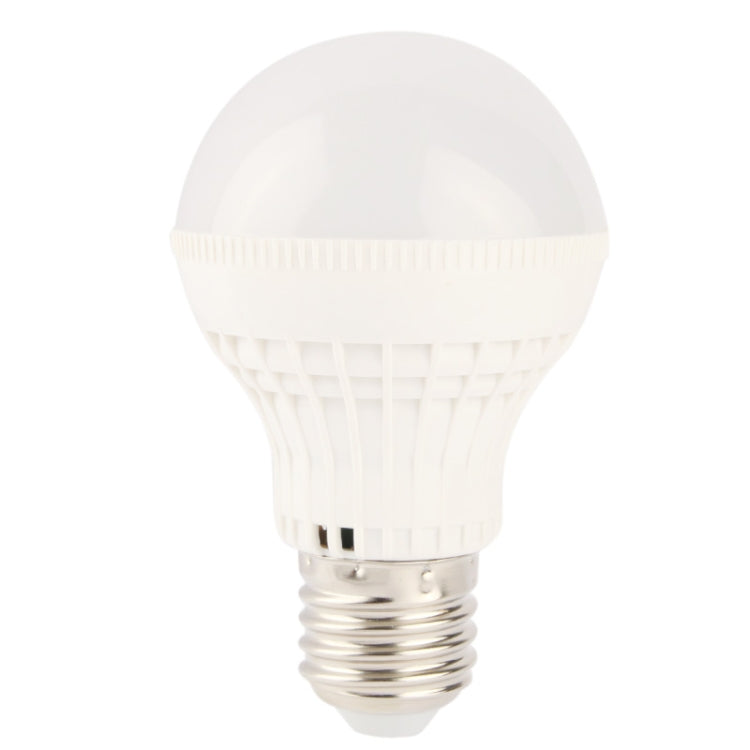 E27 5W 18 LED Ball Steep Light Bulb, 425LM, White Light, AC 85-265V(White)