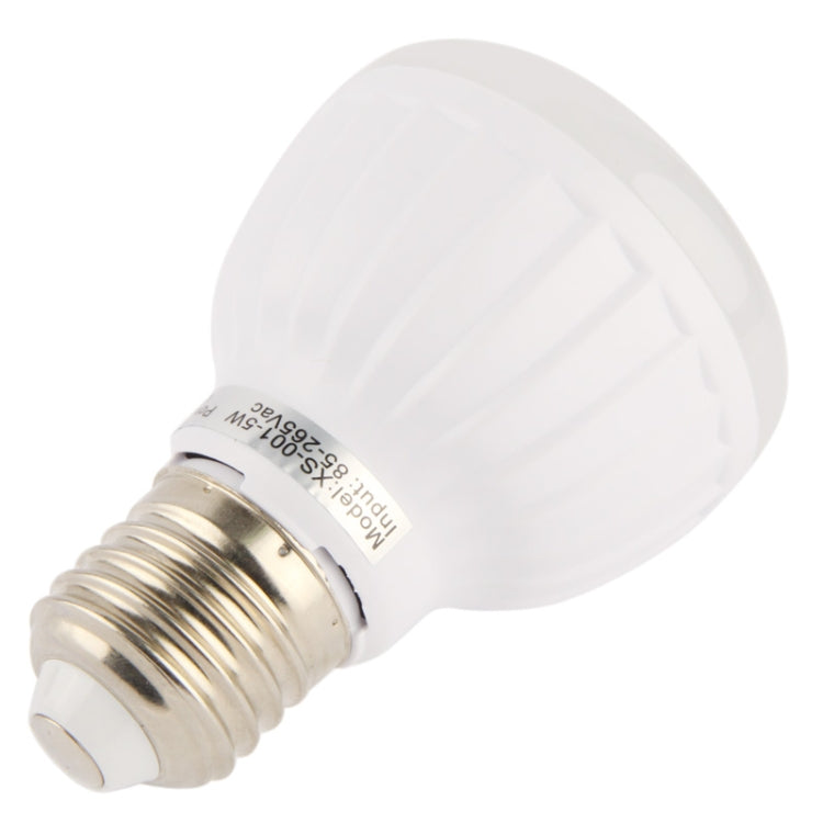 E27 5W Far Infrared Sensor Lamp, 425LM, 45 LED SMD 2835, White Light, 6000-6500K, AC 85-265V(White)