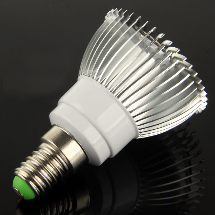 E14 3W DIY Aluminum 3 LED Spotlight Lamp Shell Kit (Aluminum Shell + Aluminum Base Plate + E14 Base + LED Lens + LED Driver)