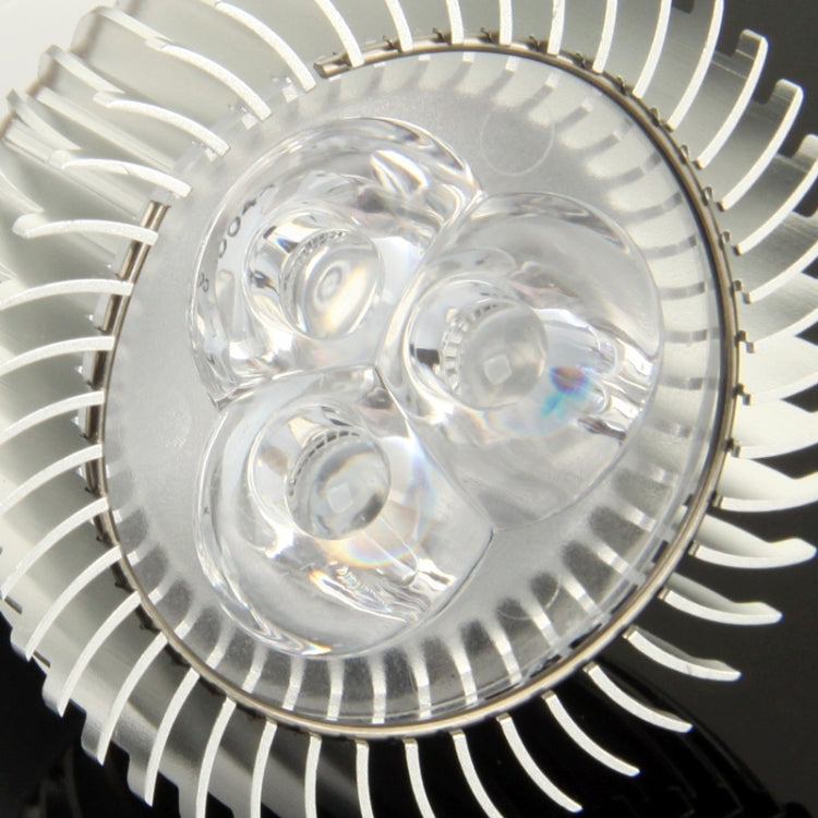 E14 3W DIY Aluminum 3 LED Spotlight Lamp Shell Kit (Aluminum Shell + Aluminum Base Plate + E14 Base + LED Lens + LED Driver)