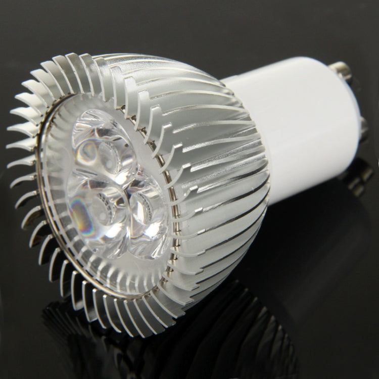 GU10 3W DIY Aluminum 3 LED Spotlight Lamp Shell Kit (Aluminum Shell + Aluminum Base Plate + GU10 Base + LED Lens + LED Driver)