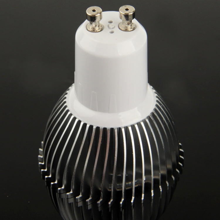 GU10 3W DIY Aluminum 3 LED Spotlight Lamp Shell Kit (Aluminum Shell + Aluminum Base Plate + GU10 Base + LED Lens + LED Driver)