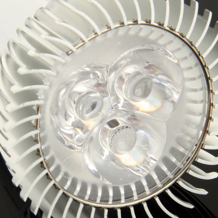GU10 3W DIY Aluminum 3 LED Spotlight Lamp Shell Kit (Aluminum Shell + Aluminum Base Plate + GU10 Base + LED Lens + LED Driver)