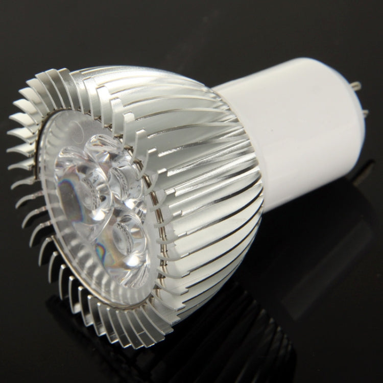 GU5.3 3W DIY Aluminum 3 LED Spotlight Lamp Shell Kit (Aluminum Shell + Aluminum Base Plate + GU5.3 Base + LED Lens + LED Driver)