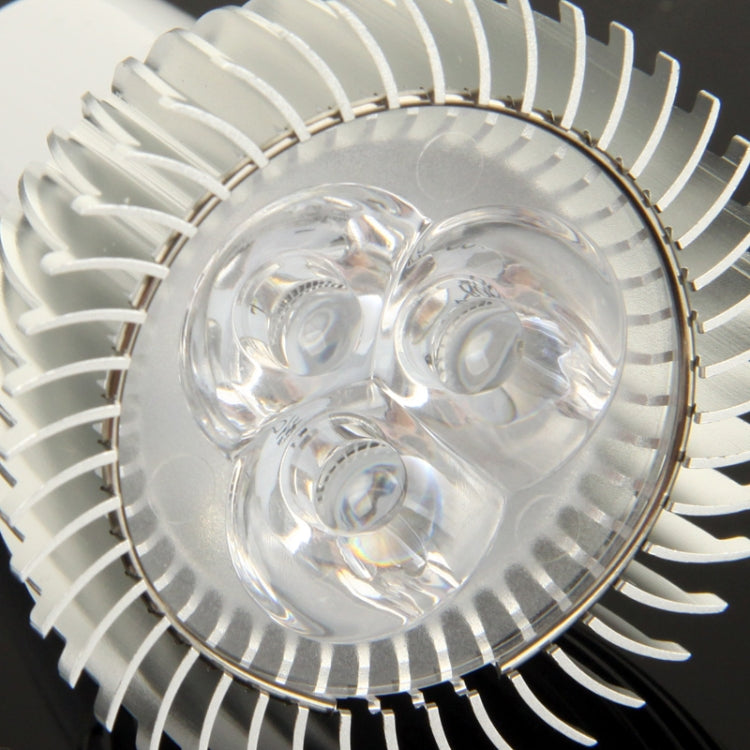 GU5.3 3W DIY Aluminum 3 LED Spotlight Lamp Shell Kit (Aluminum Shell + Aluminum Base Plate + GU5.3 Base + LED Lens + LED Driver)
