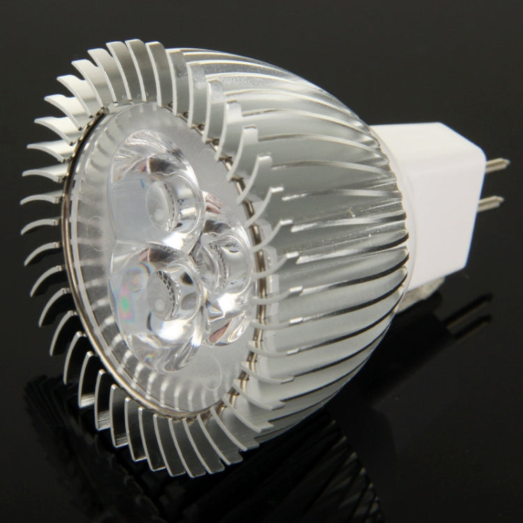 MR16 3W DIY Aluminum 3 LED Spotlight Lamp Shell Kit (Aluminum Shell + Aluminum Base Plate + MR16 Base + LED Lens + LED Driver)