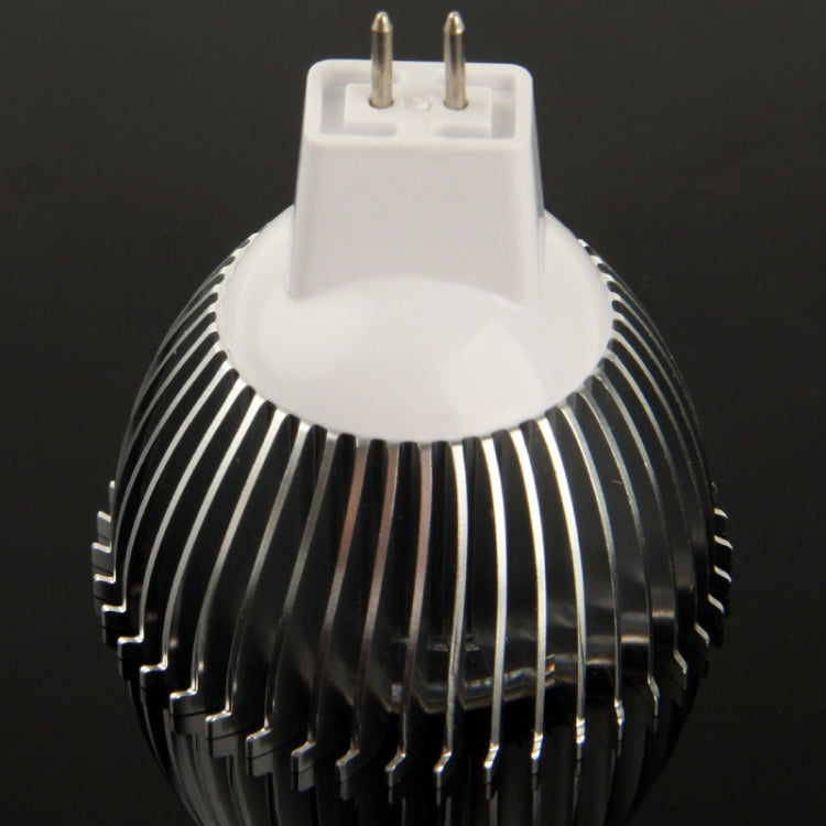 MR16 3W DIY Aluminum 3 LED Spotlight Lamp Shell Kit (Aluminum Shell + Aluminum Base Plate + MR16 Base + LED Lens + LED Driver)