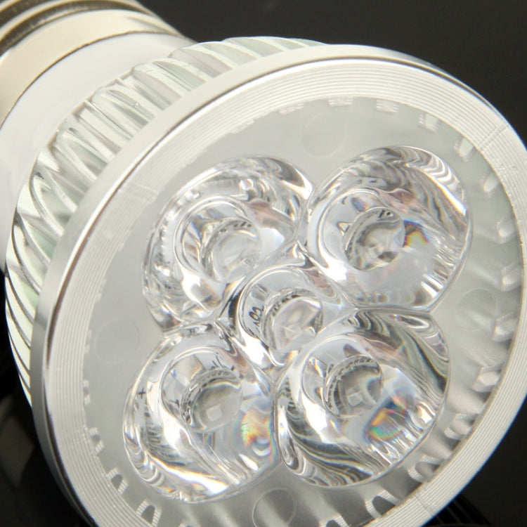 E27 4W DIY Aluminum 4 LED Spotlight Lamp Shell Kit (Aluminum Shell + Aluminum Base Plate + E27 Base + LED Lens + LED Driver)
