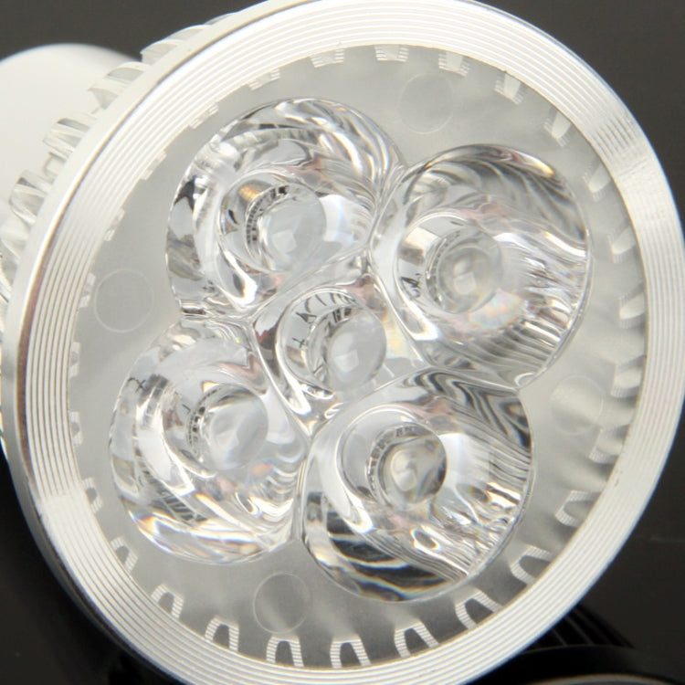 GU5.3 4W DIY Aluminum 4 LED Spotlight Lamp Shell Kit (Aluminum Shell + Aluminum Base Plate + GU5.3 Base + LED Lens + LED Driver)