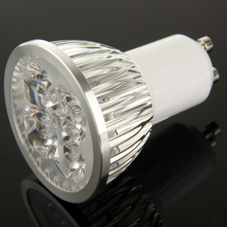 GU10 4W DIY Aluminum 4 LED Spotlight Lamp Shell Kit (Aluminum Shell + Aluminum Base Plate + GU10 Base + LED Lens + LED Driver)