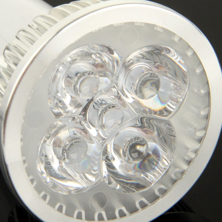 GU10 4W DIY Aluminum 4 LED Spotlight Lamp Shell Kit (Aluminum Shell + Aluminum Base Plate + GU10 Base + LED Lens + LED Driver)