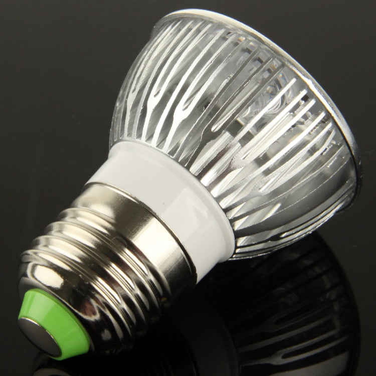 E27 3W DIY Aluminum 3 LED Spotlight Lamp Shell Kit (Aluminum Shell + Lamp Cover + Aluminum Base Plate + E27 Base + LED Lens + LED Driver + Screws)