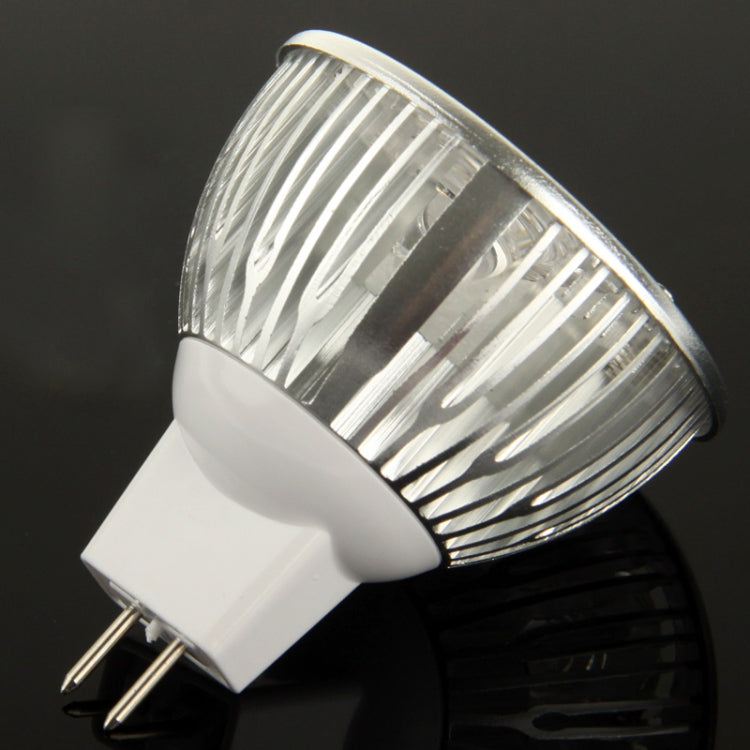 MR16 3W DIY Aluminum 3 LED Spotlight Lamp Shell Kit (Aluminum Shell + Lamp Cover + Aluminum Base Plate + MR16 Base + LED Lens + LED Driver + Screws)