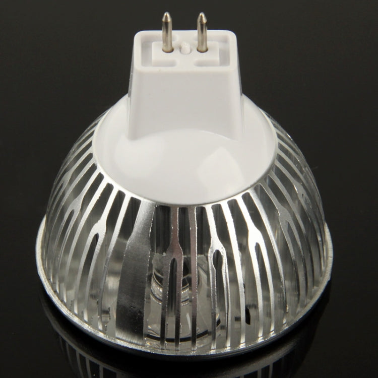 MR16 3W DIY Aluminum 3 LED Spotlight Lamp Shell Kit (Aluminum Shell + Lamp Cover + Aluminum Base Plate + MR16 Base + LED Lens + LED Driver + Screws)
