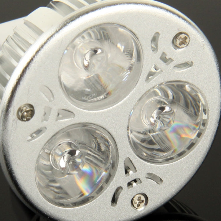 MR16 3W DIY Aluminum 3 LED Spotlight Lamp Shell Kit (Aluminum Shell + Lamp Cover + Aluminum Base Plate + MR16 Base + LED Lens + LED Driver + Screws)