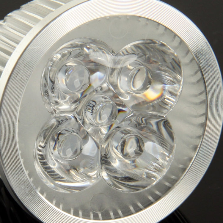 MR16 5W DIY Aluminum 5 LED Spotlight Lamp Shell Kit (Aluminum Shell + Aluminum Base Plate + MR16 Base + LED Lens + LED Driver)