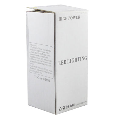E27 7W Energy Saving Light Bulb, 7 LED, 3000K Warm White Light, AC 85-265V