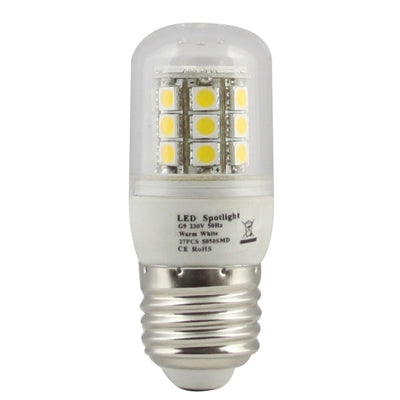 E27 2W Energy Saving Light Bulb, 27 LED, Warm White Light, AC 220V
